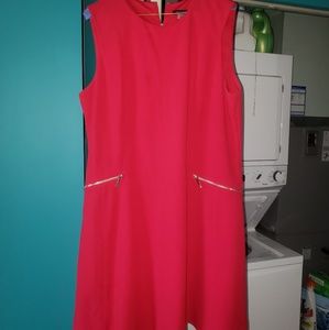 Tommy Hilfiger Red Dress with zipper detail